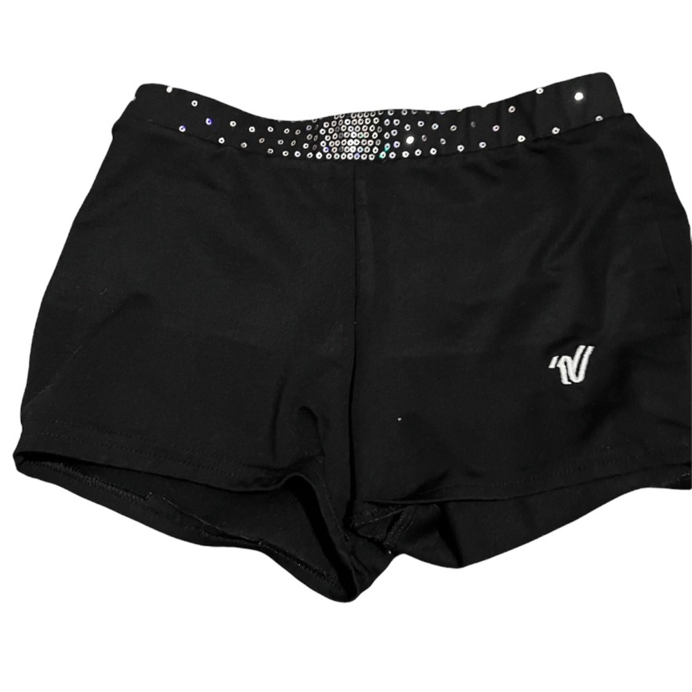 Cheer/ varsity sport/ training shorts. Size youth large lightly worn